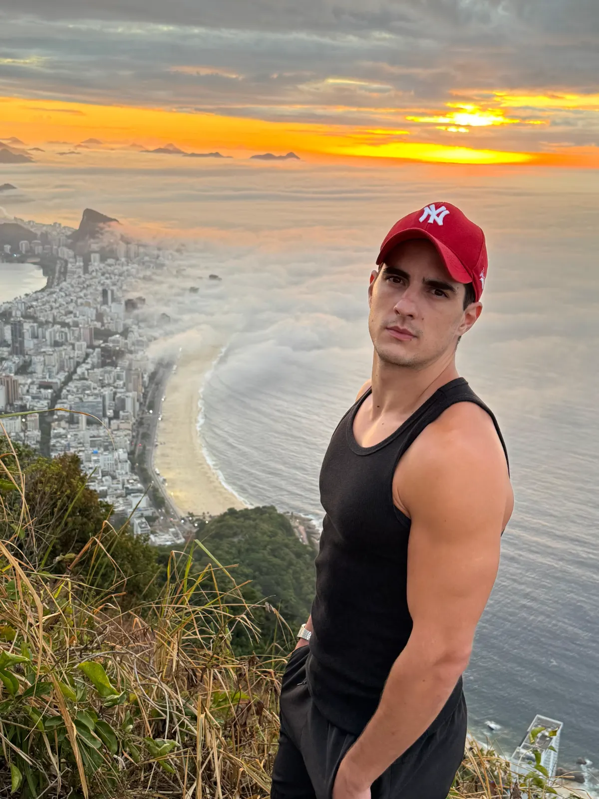 Nino Fallard — pôr do sol no Rio